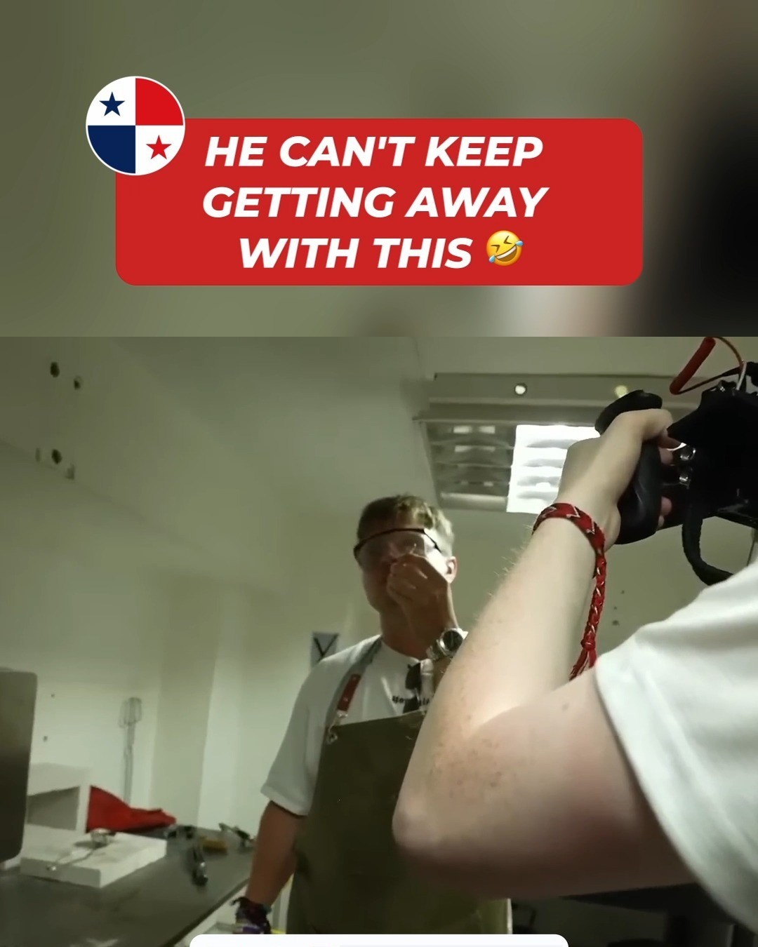 Edited highlight clip captioned He Can't Keep Getting Away With This, filmed in Panama